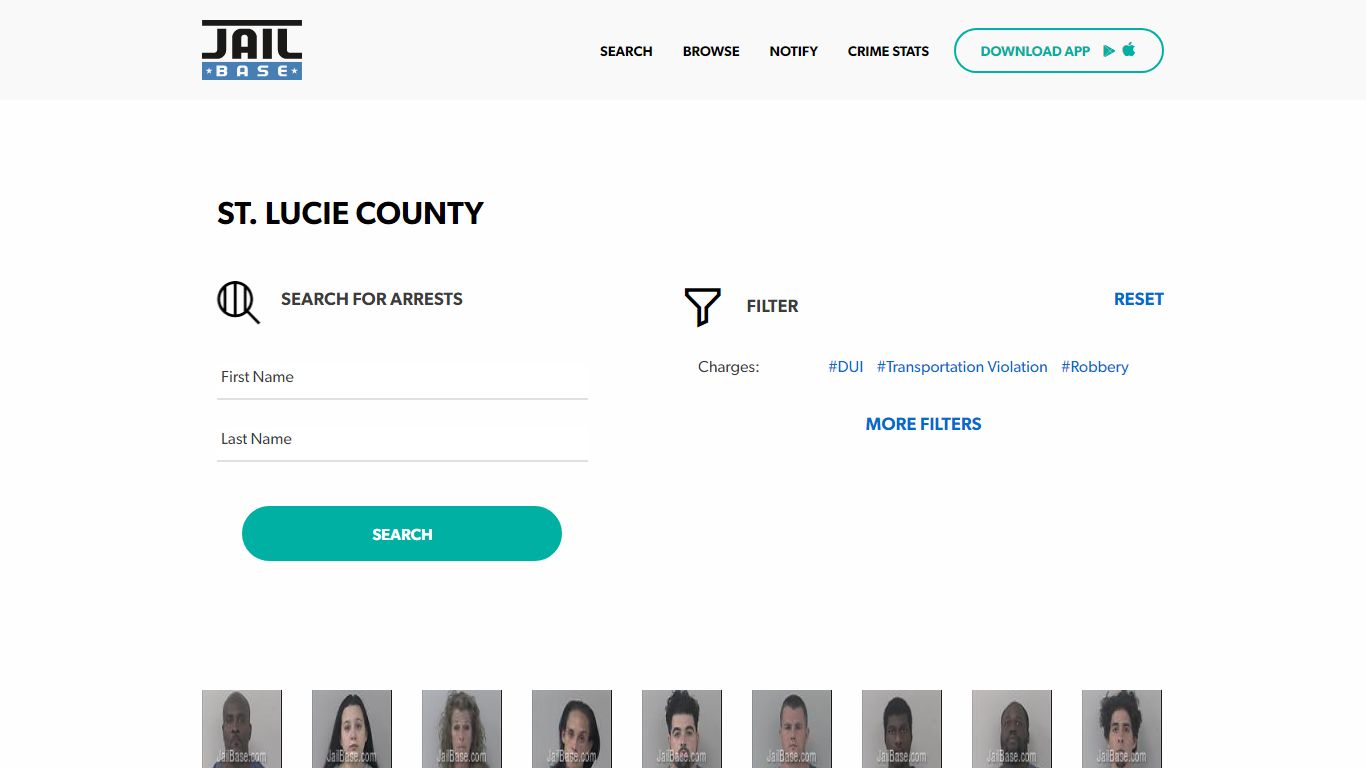 St. Lucie County Jail Inmate Search and Mugshots | JailBase